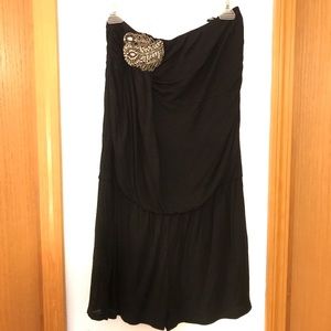 Miss Me Strapless Romper Shorts NWT